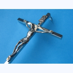 Krzyż metalowy nikiel 13,5 cm